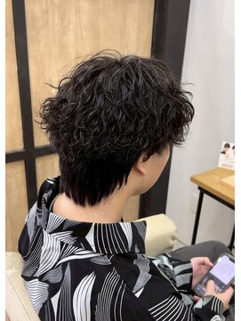 メンズギフト(men's GIFT) 波巻きツイストスパイラルマッシュツーブロック