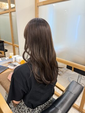 リュクスバトーバイトリコ 船橋南口店(Luxe BATEAU by tricot) 髪質改善xオリーブベージュレイヤー/20代30代40代