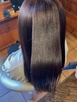 ヘアビータ 松前店(HAIR vita)の写真/今までにない上質なStyleを創り出します！髪質改善で、潤いのある艶サラな仕上がりを。リピート率も◎