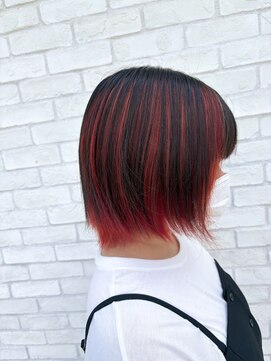 プリーク(preak) 地毛×デザインカラー