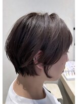 カナモロカ(CANAMO ROCA)&nbsp;くびれショート/グレージュ/ブリーチなし/丸みショート/髪質改善