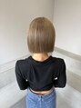ブライトヘアー(BRIGHT hair)&nbsp;ハイトーンの切りっぱなしBOB☆