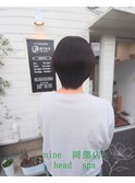 ヘッドスパ/ラベンダーミルクティー/刈り上げボブ/美髪/福島市