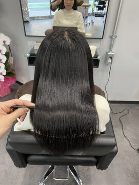 【髪質改善縮毛矯正】乾かしただけでナチュラルストレート