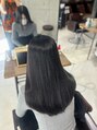 アイノア ハナレ 綾瀬(AInoa Hanare)&nbsp;施術内容や髪の状態はお客様ともしっかり共有します。