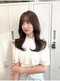 レイヤーカットくびれヘア＊ショコラグレージュ