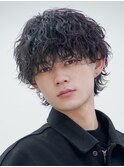 原宿波巻きパーマスペインカールツイストスパイラルパーマ強め
