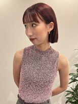 サンデイズド(SUNDAZED)&nbsp;透明感バーガンディ×髪質改善カラーボブ
