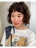 《メンテナンスメニュー》カット+根元のリタッチパーマ ¥2360オフ