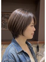 ヘアリゾート粋 ドゥオ 新宿南口店(dua) 大人ショート/ショートヘア/ショートカット/白髪ぼかし/