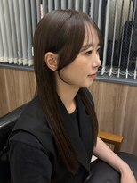 エスドットブルーム 梅田店(S.BROOM) 【梅田/顔周りカット】結んでも可愛い顔周りカット×上品ロング