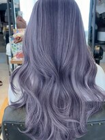 リアン 本厚木(LIAN)&nbsp;透明感寒色カラー　ブリーチダブルカラーシルバパープル