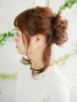 ヘアメイク ナル(hair make nalu)&nbsp;カジュアルスイートなアップスタイル