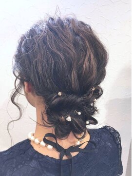 カフール(hair salon CAFULE) ふわふわシニヨンアレンジ