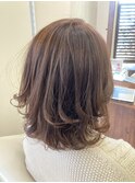 緩めパーマ