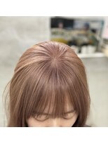 ロイジー(roijir)&nbsp;【roijir】表参道　　ピンクグレージュ×ハイトーンカラー