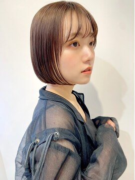 レトン 銀座(leton) ボブ/オリーブグレージュ/マッシュショート[東銀座/銀座]