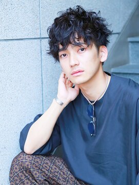 モットコウ 倉敷駅前(Mot-Co) ウェーブ感【スパイラルマッシュ】ツーブロック