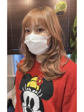 ヴァイス 渋谷店(VAICE) 韓国スタイル　フェイスレイヤー&オレンジベージュ