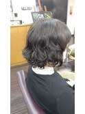 20代30代40代大人可愛いボブパーマ立体感ゆるふわウェーブ