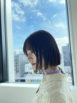 エクリ 麻布十番(equri) 大人かわいいぱっつんボブ