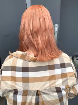 ダブル(W) ペールオレンジピンク