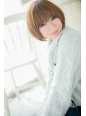 *CUORE松戸*…肌質きらり☆ベージュ×ボブａ