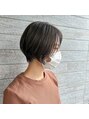 クリーク ボイス ヘアー 東原店(CLIQUE voice hair) 前髪長め×まるみショートでクール感も演出できます!