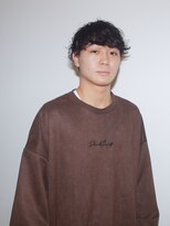 ハイブ 金沢(Hive)&nbsp;10代20代ツーブロックマッシュメンズパーマ短髪束感ショート
