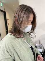 ニコフクオカヘアーメイク(NIKO Fukuoka Hair Make) 福岡天神/シークレットハイライト/細めハイライト/くすみカラー