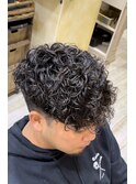 スペインカール【フェードカット ハードパーマ】