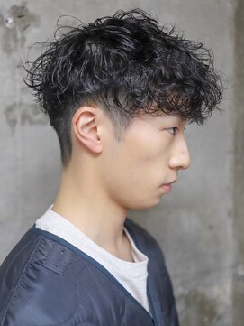 アルフレッド 平針店(alfRed) メンズショート 束感スパイラルマッシュパーマ ツーブロック