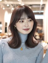 アンアミ シブヤ(Un ami shibuya) 【Unami】池田　大人ミディアム『上品な顔まわり×くびれヘア』