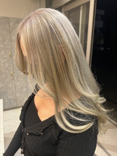 外国人風】トリプルブリーチ×ホワイトブロンド：L181491047