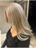 【外国人風】トリプルブリーチ×ホワイトブロンド