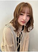 #ミディアム #ふんわりパーマ