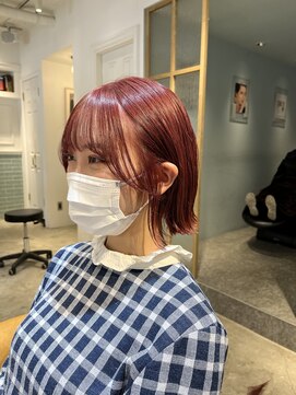 ロンド シャルム 吉祥寺(Lond charme) カシスピンク外ハネボブ【吉祥寺】