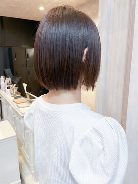 キャアリー(Caary) 福山人気caary内巻きボブ20代30代大人かわいい冬くすみブラウン