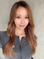 オウル(Owll) 【Owll】石田学史くびれレイヤースタイル20代30代40代ベージュ