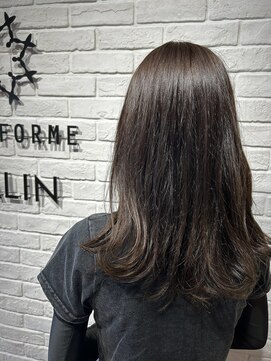 ヘア スパ ビューティー エールフォルム(HAIR SPA BEAUTY YELLFORME) グレージュ×ふんわりスタイル