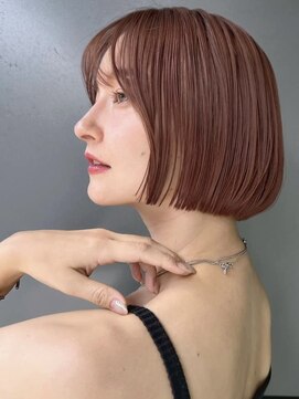 トルネード(TORNADO) タッセルカット×シースルーバング今っぽい 垢抜け韓国ボブA0919