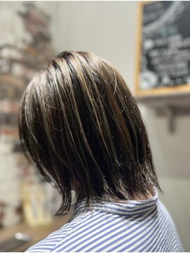 ビューティーマーケット アングゥ イオンモール名取(BEAUTY MARKET ungu) 白髪ぼかしハイライトカラー