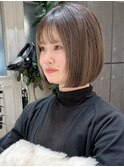 顔周りレイヤーボブ