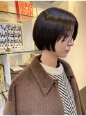 スリークボブ/地毛風カラー[カット/レイヤーカット/水素カラー]