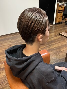 ランソキングス 北千住(RUNSO Kings) 【メンズ♪マッシュショート×ミルクティーブラウン】