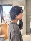 メンズウルフ/メンズパーマ/メンズロング/ウルフパーマ