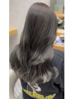 ヘアデザインファブロ イオンモール宮崎店(hair design FABRO.)&nbsp;スモーキーグレージュカラー　イルミナカラー