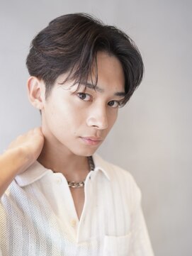 ニコ トウキョウ ロジック(nico TOKYO Logic) センターパートニュアンスパーマシャドウパーマ