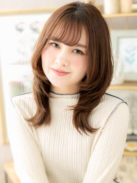 カバーヘア イヴ 戸頭店(COVER HAIR EVE) ■大人かわいい姫カットレイヤーウルフミディアム47戸頭20代30代
