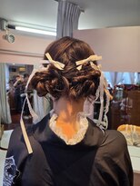 ヘアーメイクサロン ソエル(Sowelu) ツインお団子ヘア